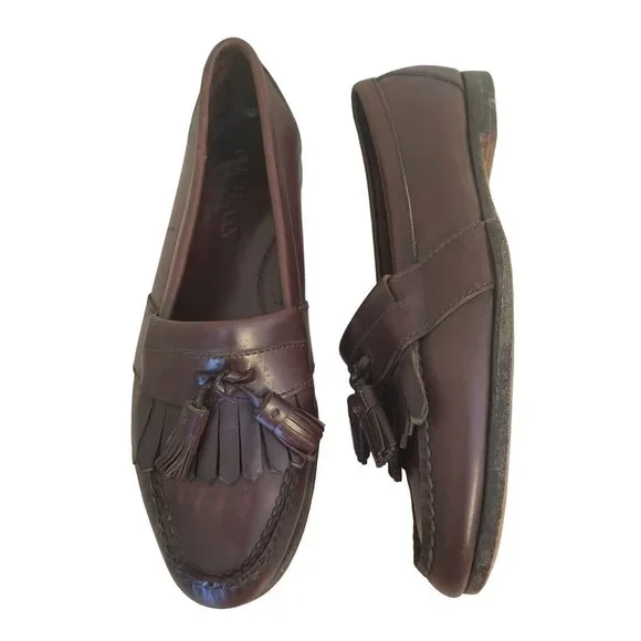 Cole Haan | Shoes | Cole Haan Brown Leather Woven Tassel  display picture 1
